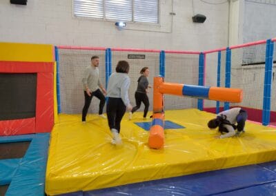 Jugando en Gijón al Humor Amarillo