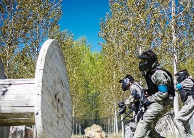 Leon y su campo de Paintball