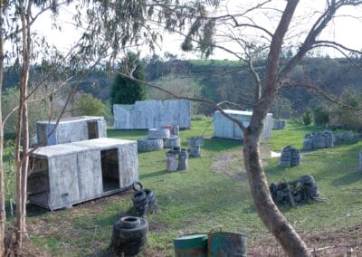 Zona de juego paintball