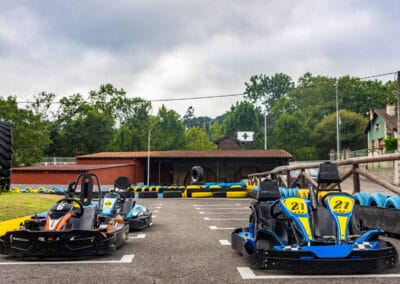 Karts en el circuito de gijón